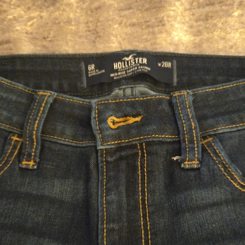 Hollister Women's Dark Wash Super Skinny Jeans